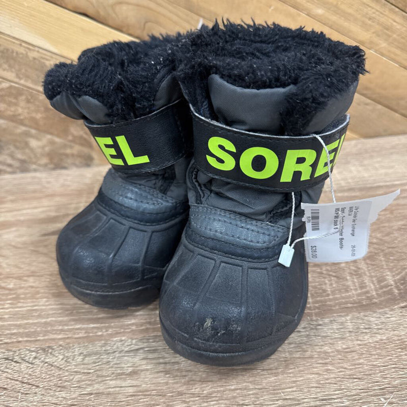 Sorel Winter Boots: black-children-5