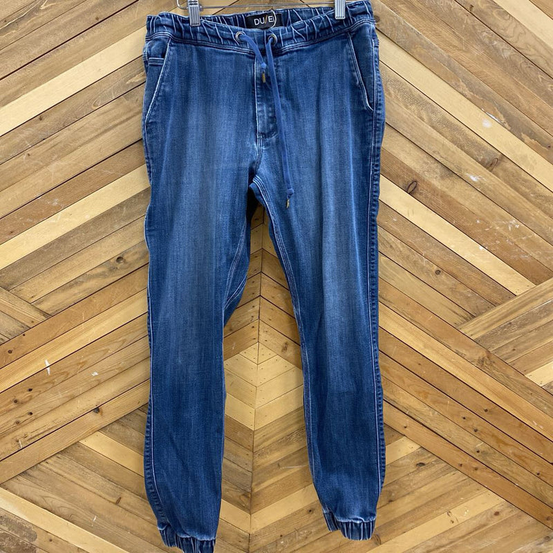 Duer - Denim Joggers - MSRP $148: -men-SM