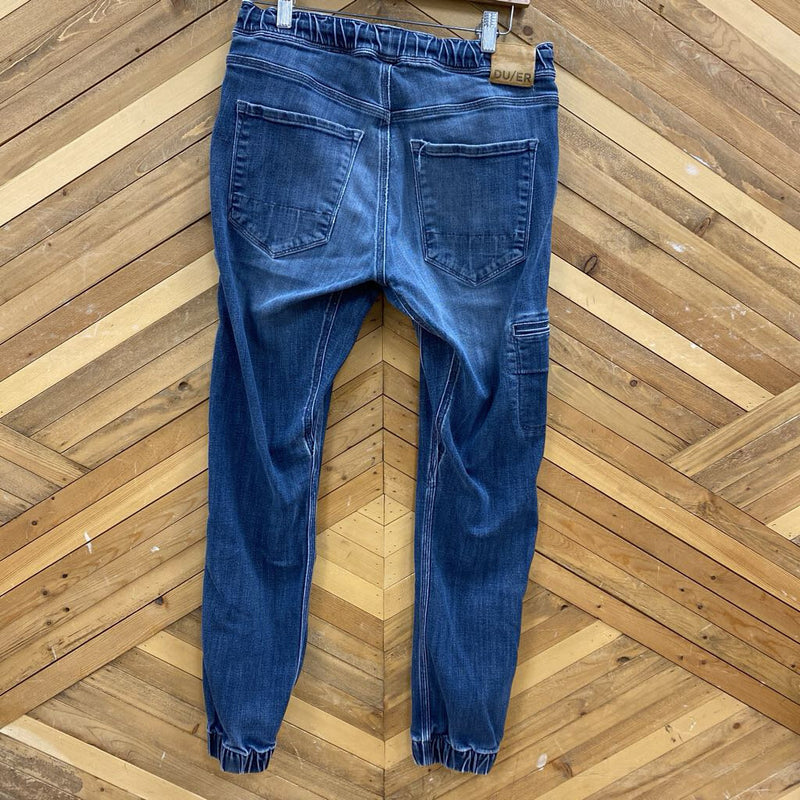 Duer - Denim Joggers - MSRP $148: -men-SM