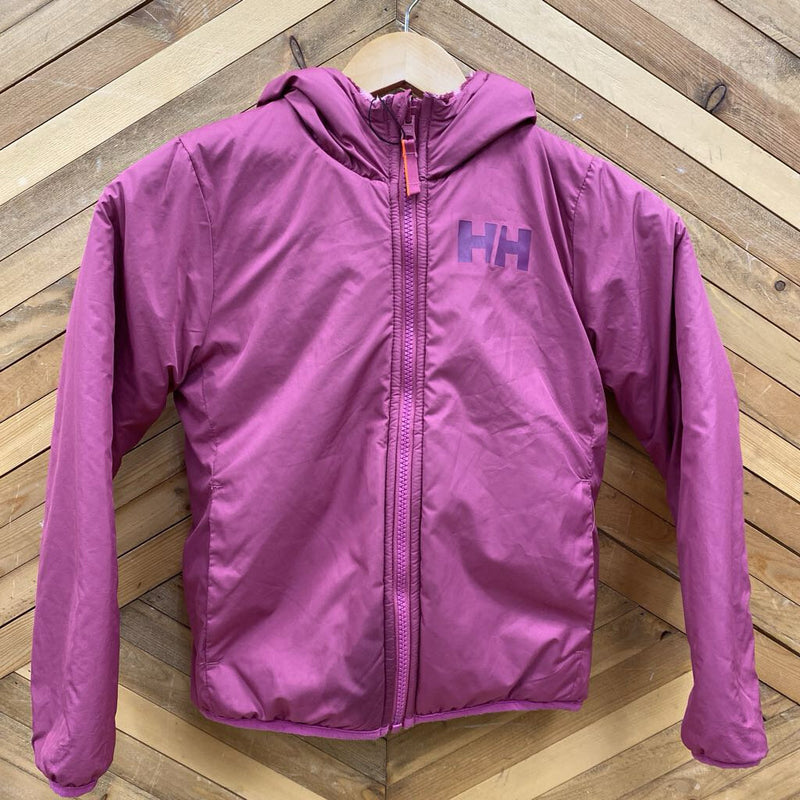 Helly Hansen - Kids Fleece-Lined Reversible Jacket - MSRP $110: Pink Leopard Print-children-