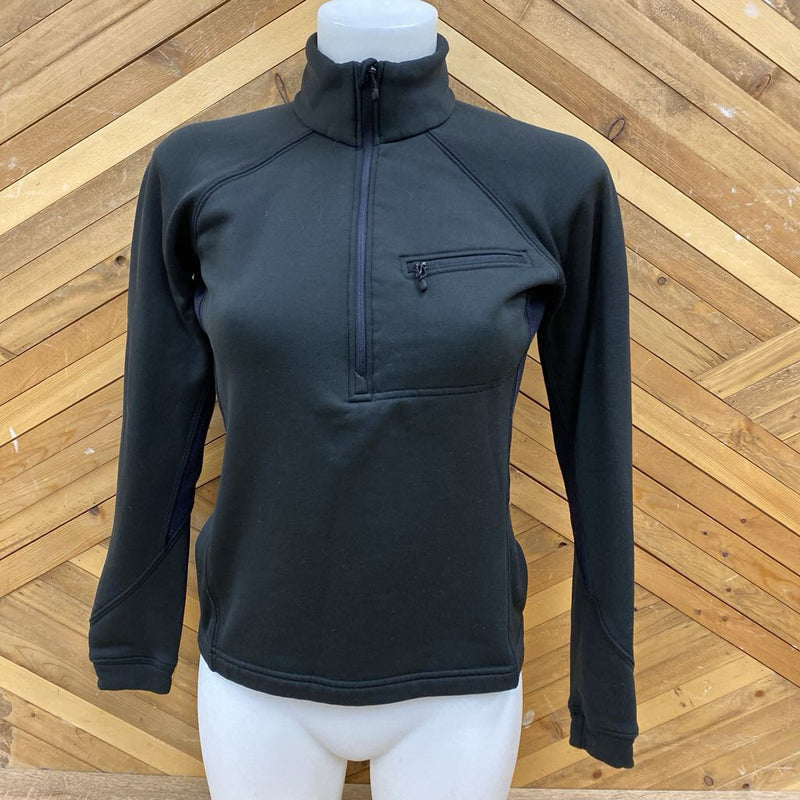 Mountain Equipment Co-op- Womens fleece 1/4 zip - MSRP $99: Black-women-XS