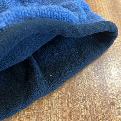 Patagonia - Fleece-Lined Knit Toque - MSRP $69: Blue/Black-unisex-