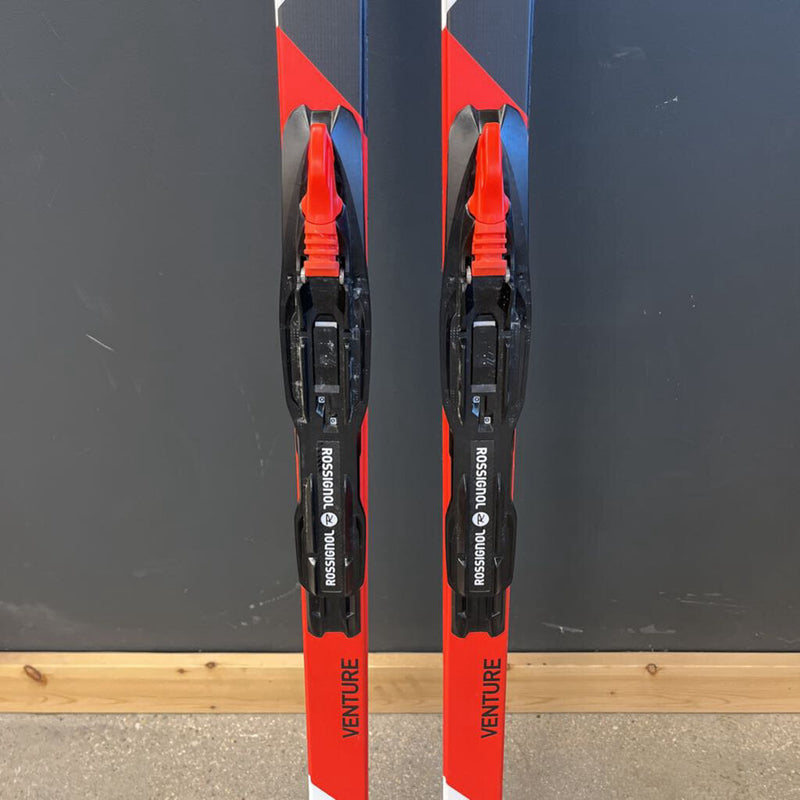 Rossignol - XTOUR Venture Waxless Kids XC Skis - NNN Bindings - MSRP$189: Black/Red/White--140cm