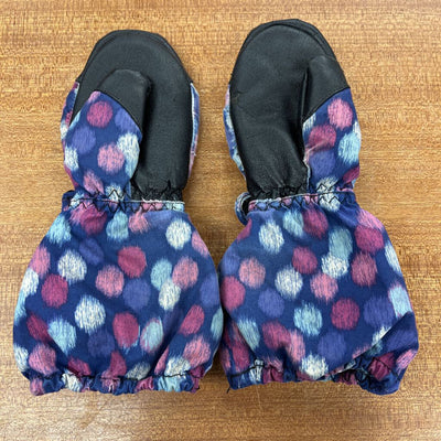 Kids' Printed Insulated Mittens: Violet/Pink-children-6T