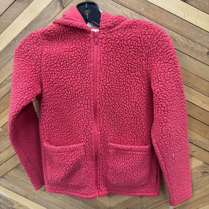 Ripzone- sherpa fleece hoodie: Pink -children-LG Y