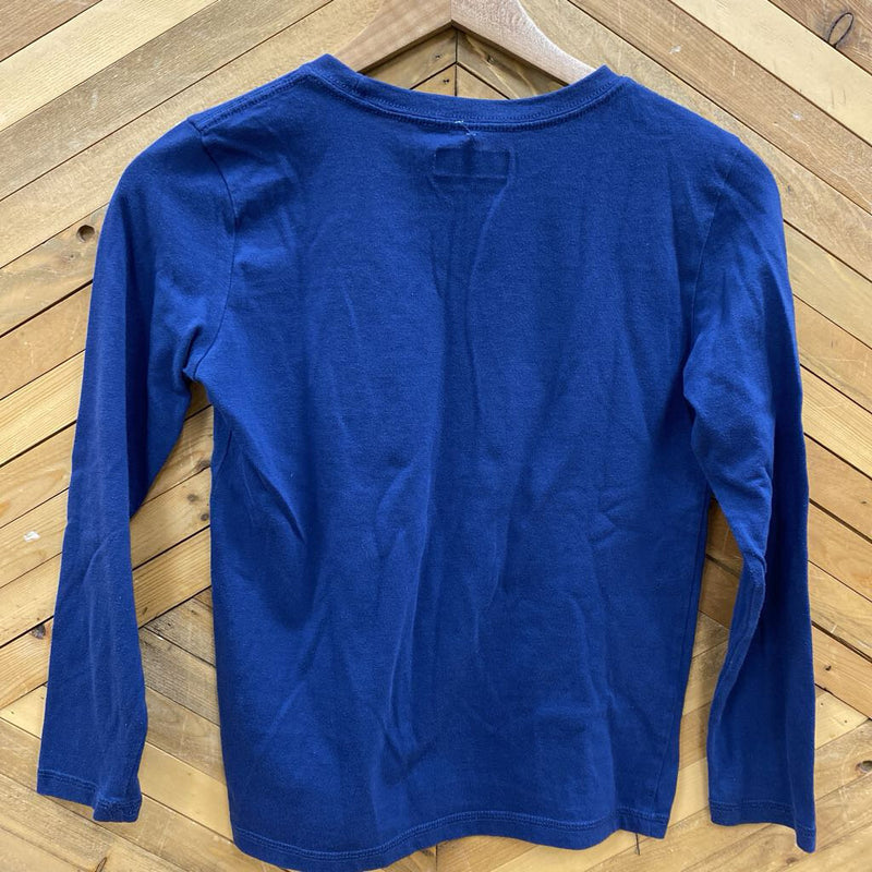 Eddie Bauer - youth long sleeve top : Navy -children-10/12