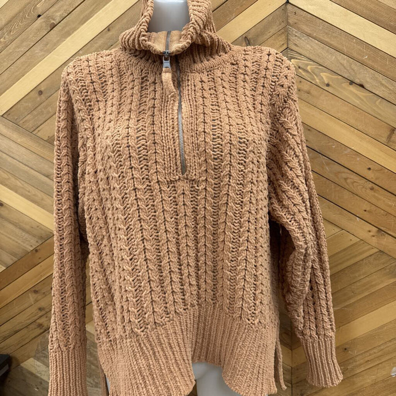 Aerie- chunky knit sweater : Brown -women-Xs