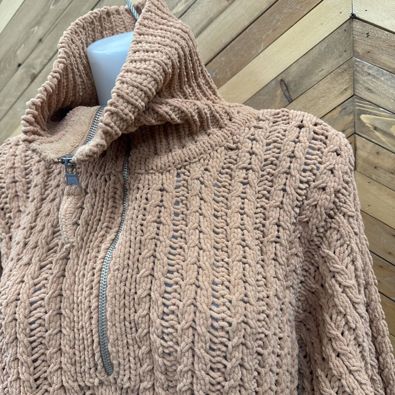 Aerie- chunky knit sweater : Brown -women-Xs