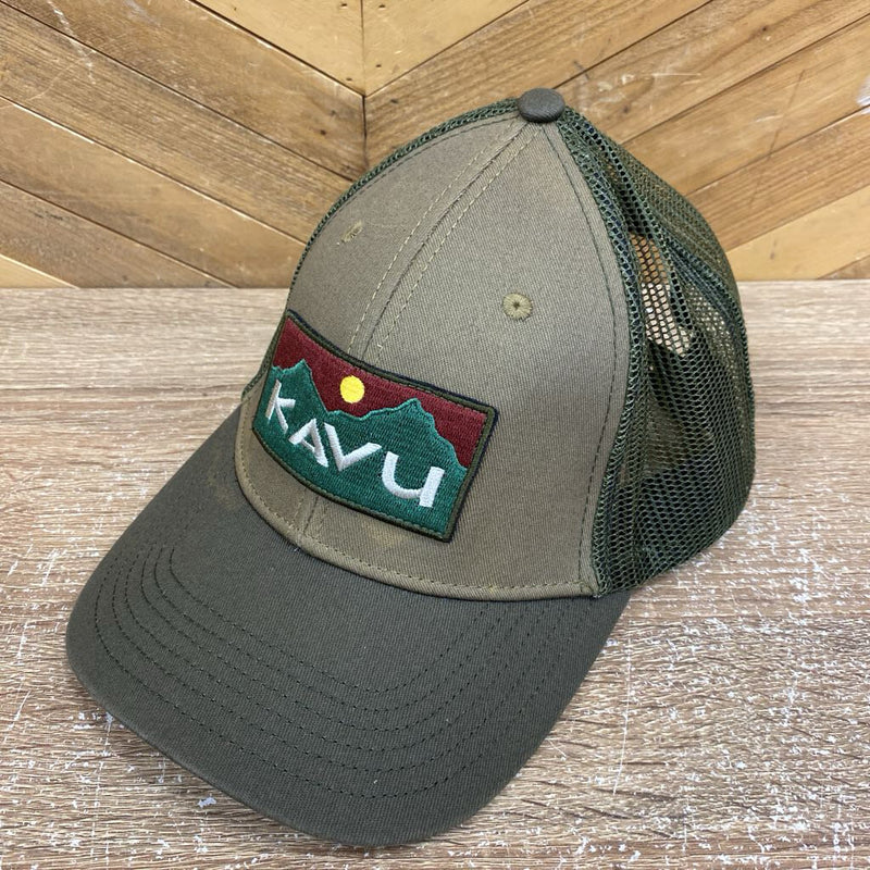 KAVU- Trucker Hat- MSRP $40: Olive Green-unisex-