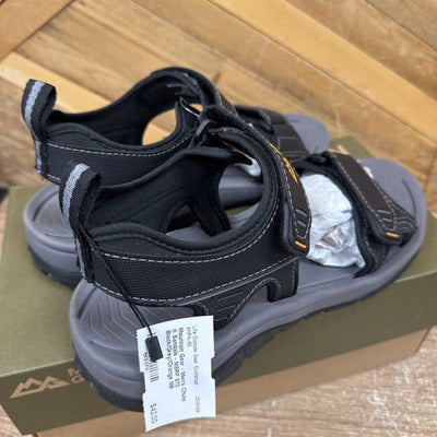 Mountain Gear - Men's Chute III Sandals - MSRP $70: Black/Grey/Orange-men-M8