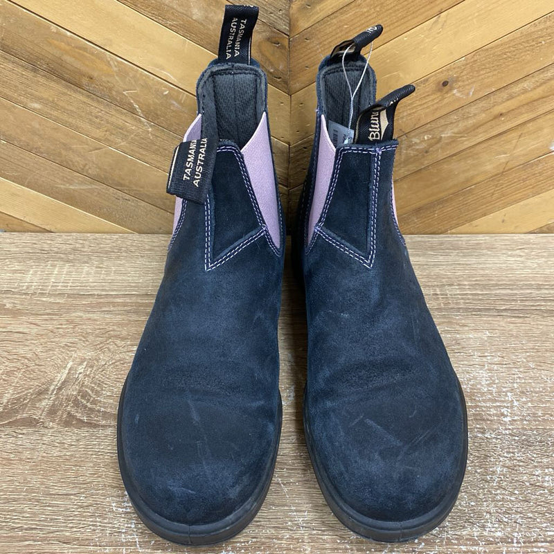 Blundstone - suede original boot- MSRP $219: Dark Grey Purple -women-7