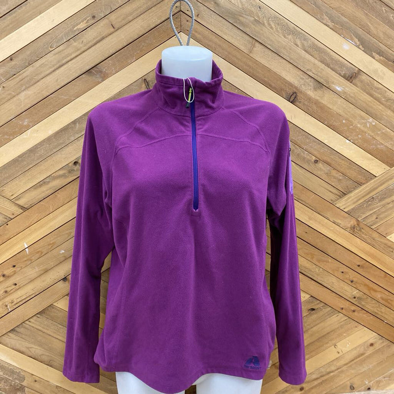 Eddie Bauer- Purple 1/4 Zip Pullover Fleece- MSRP $60 : purple-women-SM