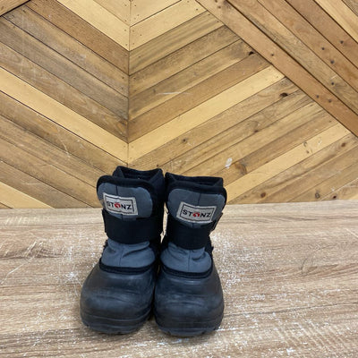 Stonz - Toddler winter Boots - MSRP $55: Black/Grey-children-7T