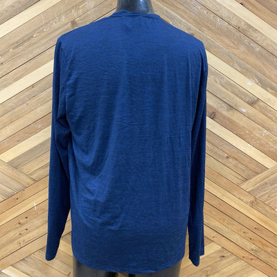 Eddie Bauer - Longsleeve Free Dry Shirt : Navy-men-LG