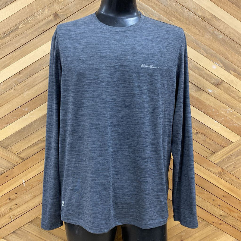 Eddie Bauer - Longsleeve Free Dry Shirt : Grey-men-LG