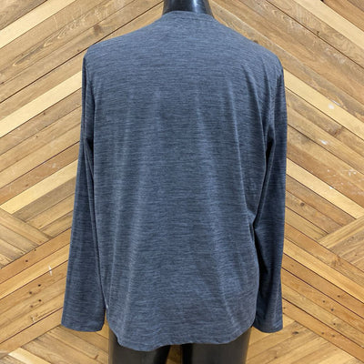 Eddie Bauer - Longsleeve Free Dry Shirt : Grey-men-LG