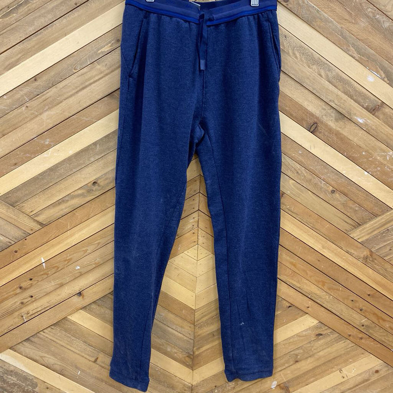 FWD - Fleece Lined Pants - MSRP $58: Navy/Yelloa-women-LG