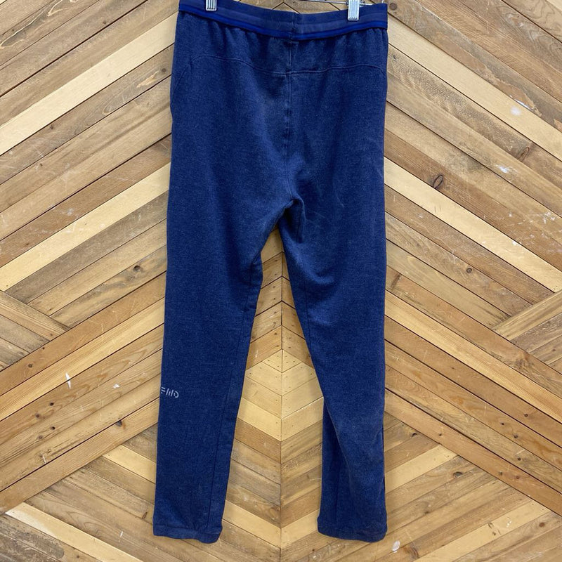 FWD - Fleece Lined Pants - MSRP $58: Navy/Yelloa-women-LG