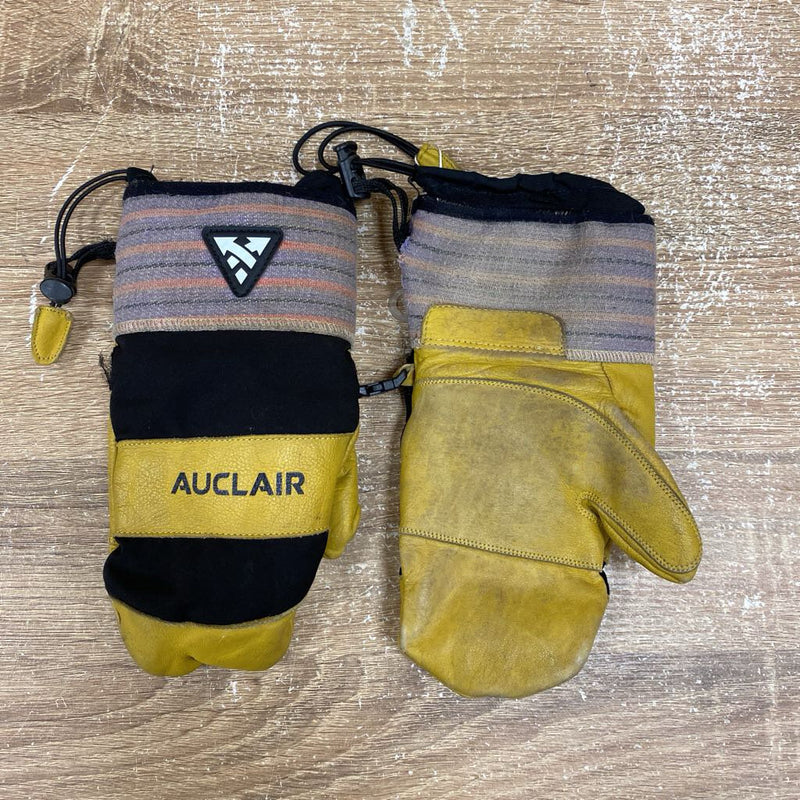 Auclair - Opps Youth Mitts - MSRP $55: Yellow/Black/Multi-children-