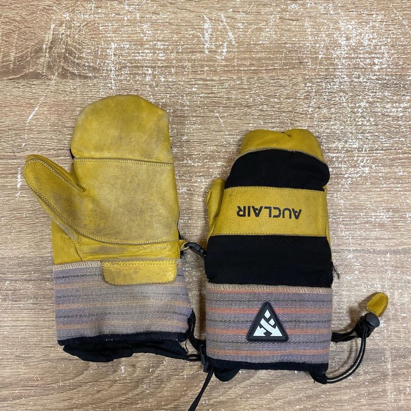 Auclair - Opps Youth Mitts - MSRP $55: Yellow/Black/Multi-children-