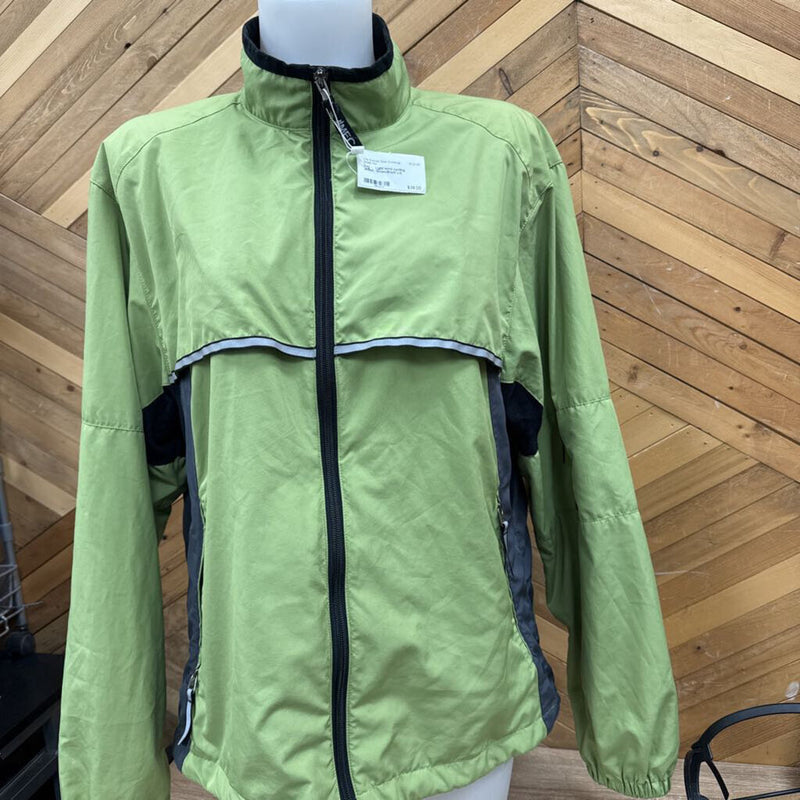 Mec - Light wind cycling jacket : Green/Black-unisex-LG