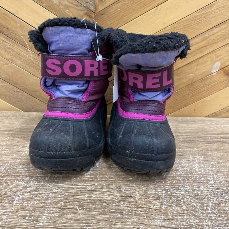 Sorel - Kids Winter Boots - MSRP $80: Purple/Pink/Black-children-9T