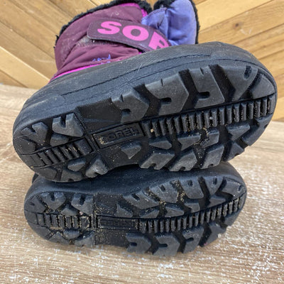 Sorel - Kids Winter Boots - MSRP $80: Purple/Pink/Black-children-9T
