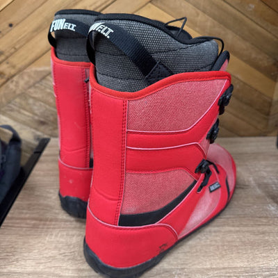 Smith- Rome SDS mens snowboard boot: Red -men-9.5