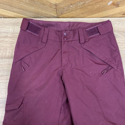 The North Face - Women's Insulated Ski Pants - MSRP $280: Burgundy-women-MD