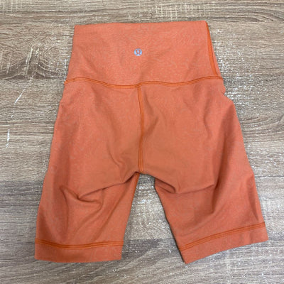 Lululemon - Women's Bike Shorts: Orange-women-XS