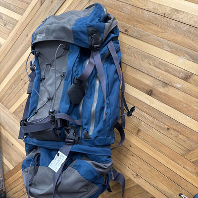 MEC - Ibex 65 Multi-Day Hiking Backpack - MSRP $159: Blue/Grey--Long