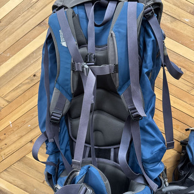 MEC - Ibex 65 Multi-Day Hiking Backpack - MSRP $159: Blue/Grey--Long