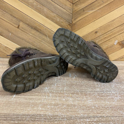 Santana Canada - Women's Massima Leather WInter Boots - MSRP comp $259: Brown-women-W39