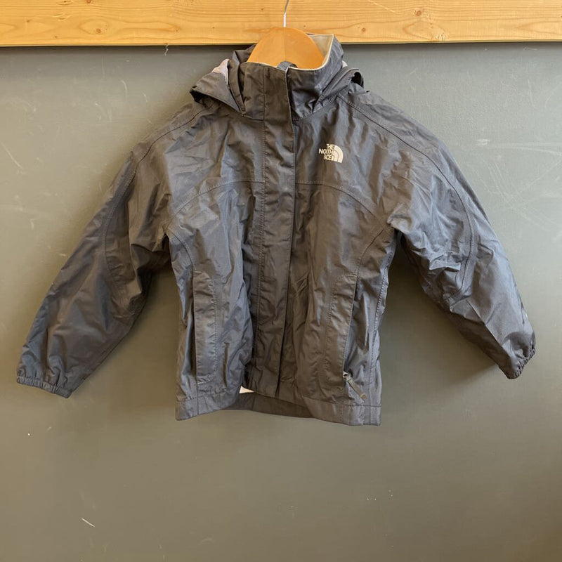 The North Face - Kids Resolve Rain Jacket - MSRP $90: Black-children-XXS
