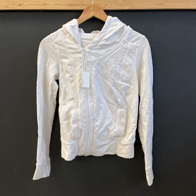 The North Face - Women Full-Zip Hoodie: White -women-XS