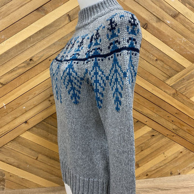 Tentree - Women's Knit Sweater - MSRP $: Grey/Blue/Black-women-XS