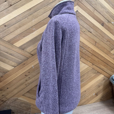 Columbia- Women's Full Zip fleece Sweater - MSRP $120 : purple-women-MD