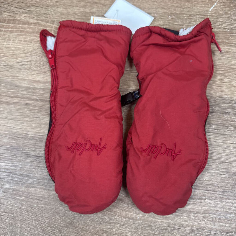 Red Insulated Mittens: red-unisex-SM