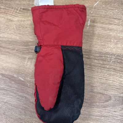 Red Insulated Mittens: red-unisex-SM