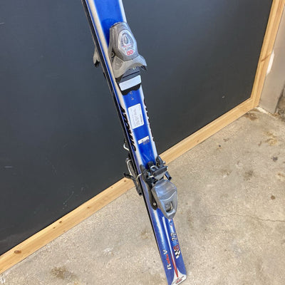 Atomic - Beta Carv 180 with rossignol binding - MSRP $630: blue silver-unisex-180