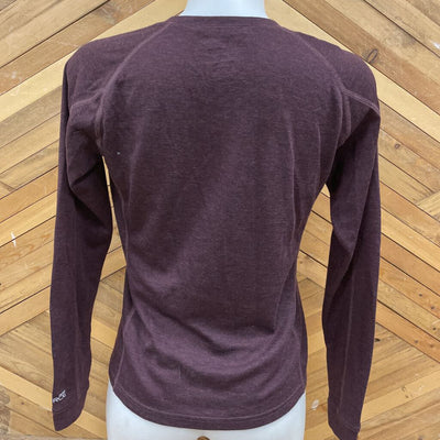 Carhartt - Women's Baselayer Top - MSRP $40: Dark Purple -women-SM