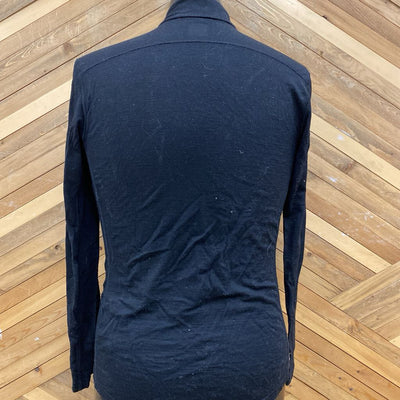 Icebreaker - Merino 200 Men's Black Long Sleeve Top- MSRP $130: black-men-MD