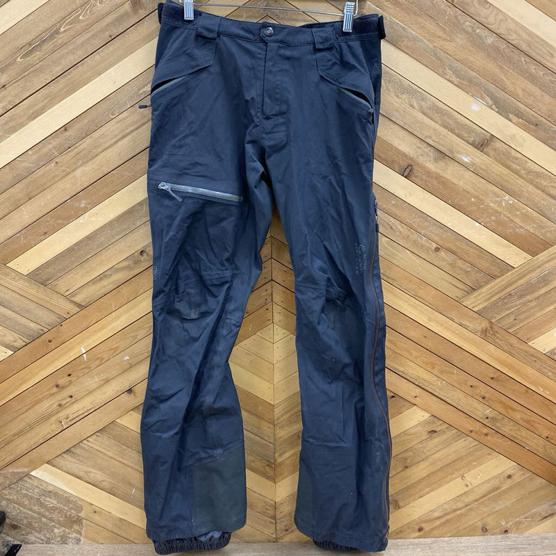 Mountain Hardwear - Dry Q bib shell snow pants- MSRP compared $310: Dark Grey -men-SM