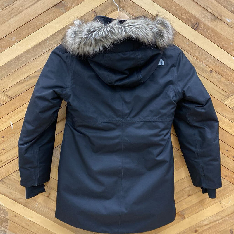 The North Face - Kids Arctic 550-Fill Down Parka - MSRP $340: Black-children-SM (7/8)