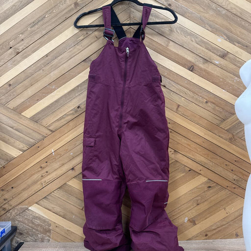 Columbia- bib youth snow pants- MSRP $115 : Purple-children-MD