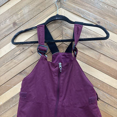 Columbia- bib youth snow pants- MSRP $115 : Purple-children-MD