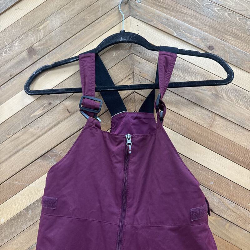 Columbia- bib youth snow pants- MSRP $115 : Purple-children-MD