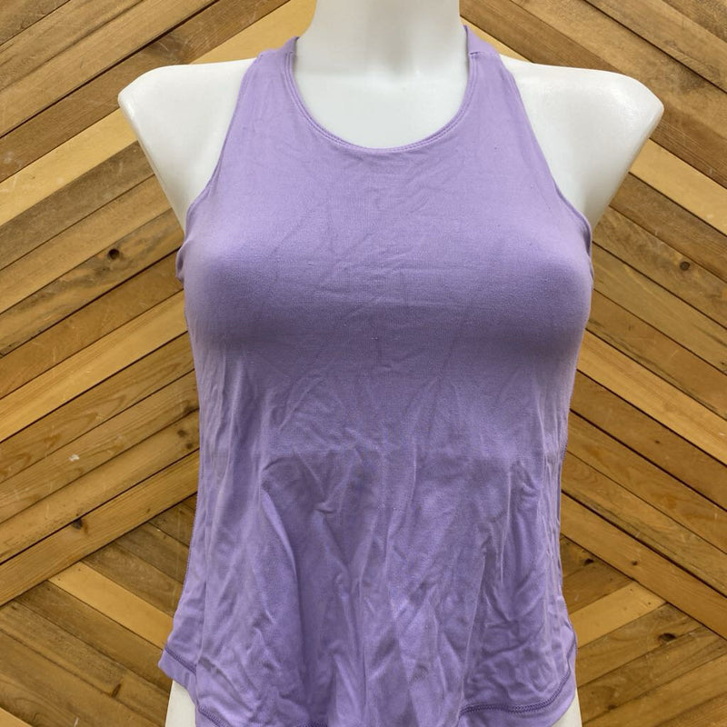 Lululemon - Tank Top cross back : Purple-women-SM