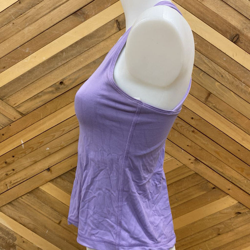 Lululemon - Tank Top cross back : Purple-women-SM