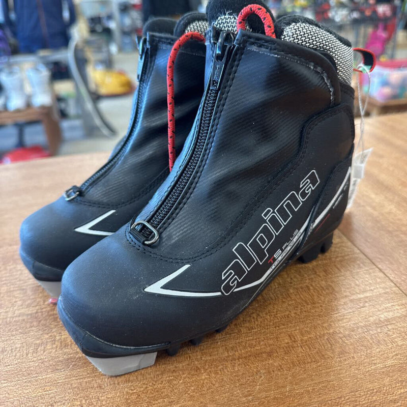 Alpina - Kids ST10 Jr Touring NNN XC Boots: 30 -children-black red